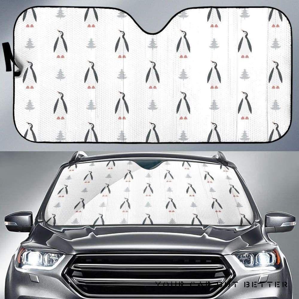 Penguin Pattern Car Auto Sun Shade Penguin Pattern Car Auto Sun Shade