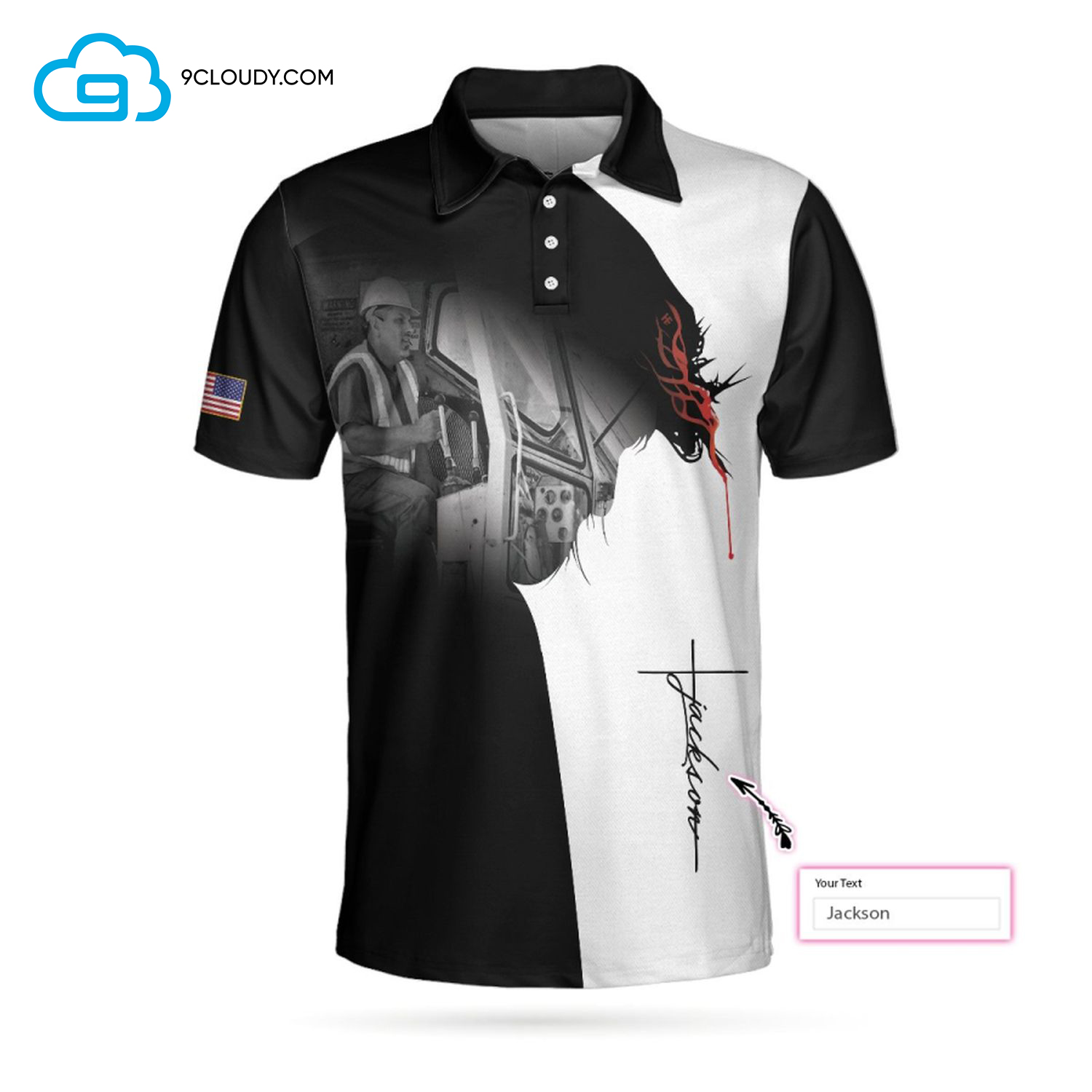 Personalized Crane Operator I Can Do All Things Full Printing Polo Shirt Personalized Crane Operator I Can Do All Things Full Printing Polo Shirt