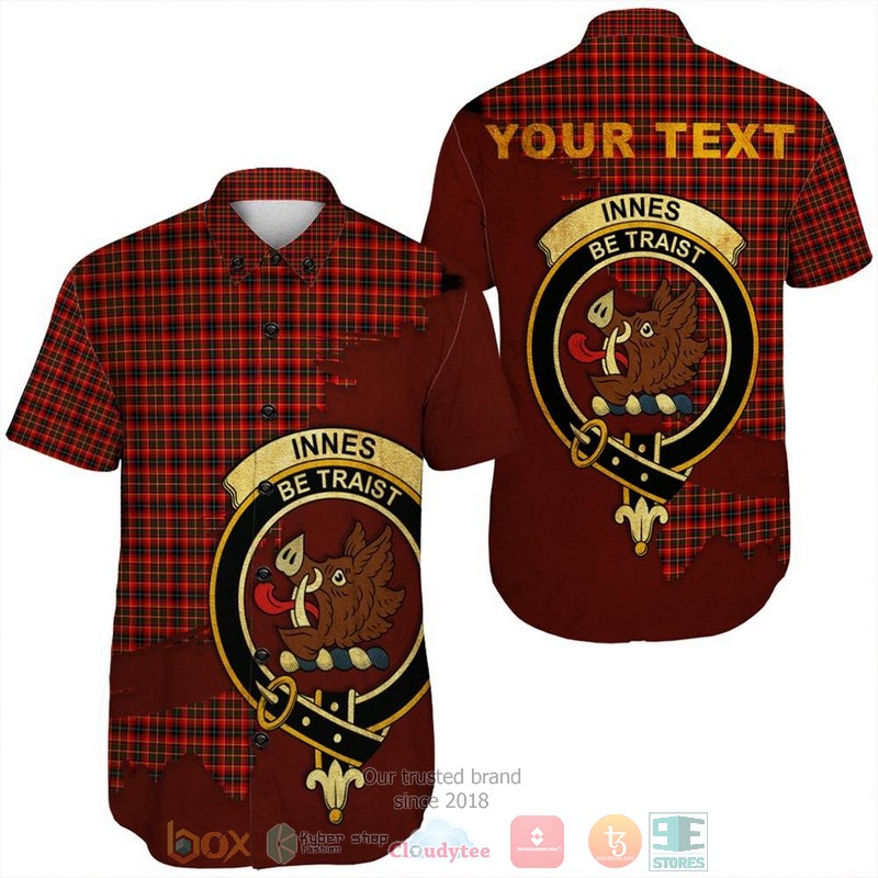 Personalized Irvine Ancient Tartan Crest Custom Hawaiian Shirt Personalized Irvine Ancient Tartan Crest Custom Hawaiian Shirt