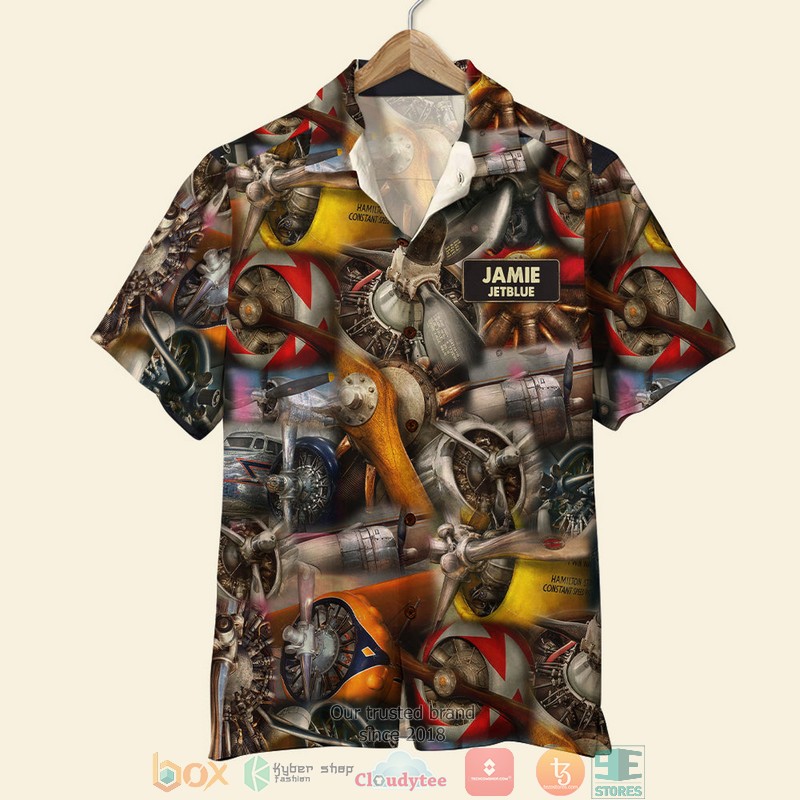Personalized Pilot Propeller Custom Hawaiian Shirt Personalized Pilot Propeller Custom Hawaiian Shirt