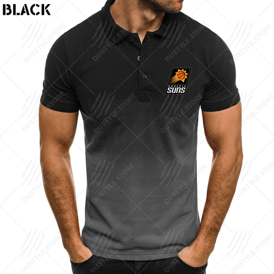 Phoenix Suns Men Gradient Polo Shirt Phoenix Suns Men Gradient Polo Shirt