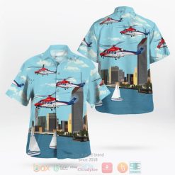 Queensland Air Ambulance Agustawestland Aw139 Helicopter Hawaiian Shirt
