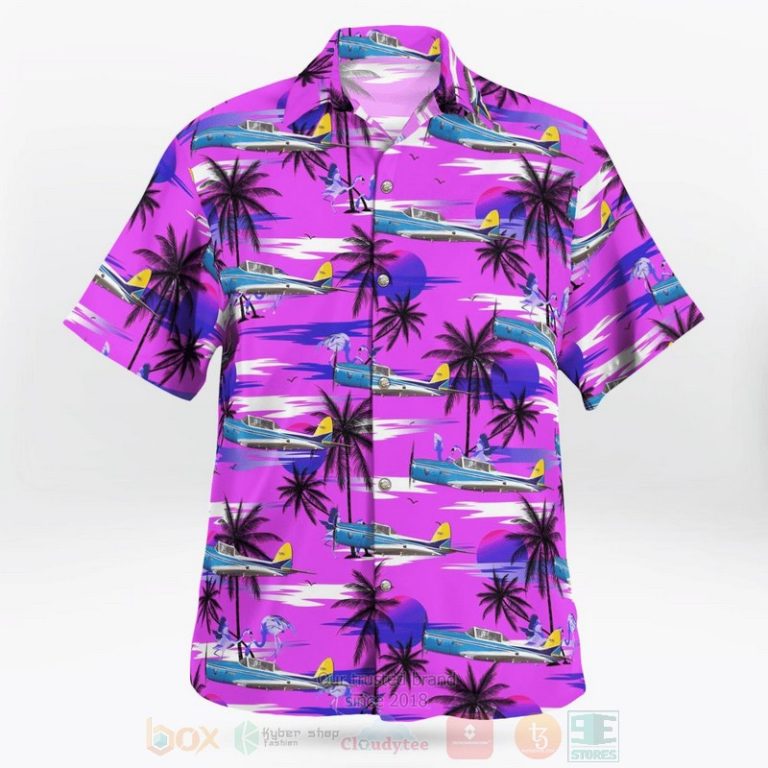 Queensland-Air-Museum-De-Havilland-Canada-Dhc-1-Chipmunk-T-Mk.10-Vh-Rvv-Hawaiian-Shirt-1