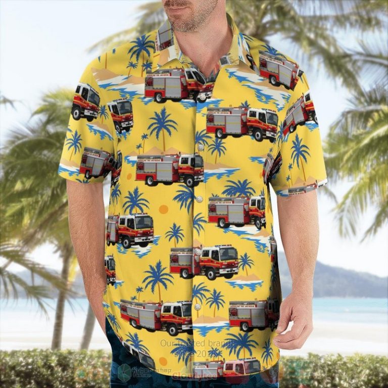 Queensland-Fire-And-Emergency-Services-Qfrs-Type-2-Rescue-Pumper-Tanker-Isuzu-Ftr900-Hawaiian-Shirt-3