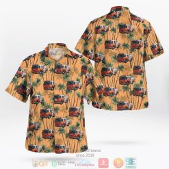 Queensland Fire And Emergency Services Type 4 Urban Rescue Pumper Hawaiian Shirt