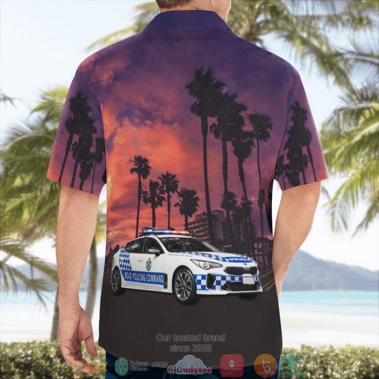 Queensland-Police-Service-Kia-Stinger-Hawaii-3D-Shirt-1