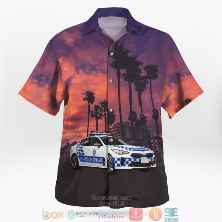 Queensland-Police-Service-Kia-Stinger-Hawaii-3D-Shirt-2