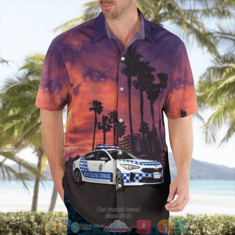 Queensland-Police-Service-Kia-Stinger-Hawaii-3D-Shirt-3