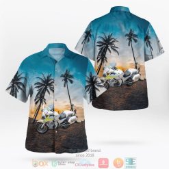 Queensland Police Service Motorbike Hawaii 3D Shirt