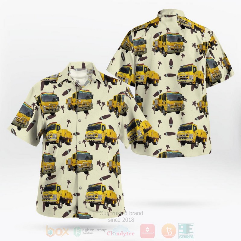 Queensland Rural Fire Service Fleet Hawaiian Shirt Queensland Rural Fire Service Fleet Hawaiian Shirt
