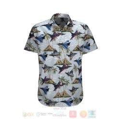 Rafale Solo Display French White Hawaiian Shirt