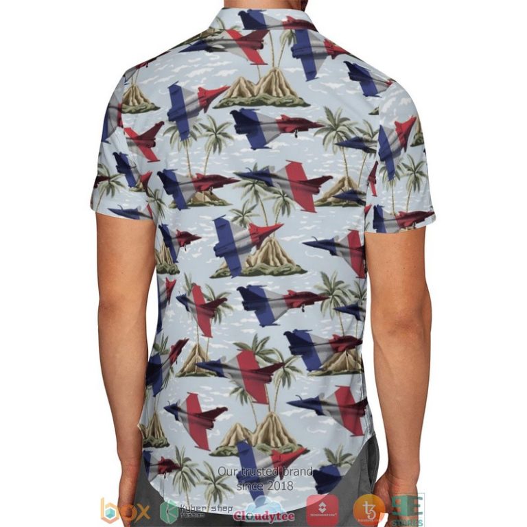 Rafale-Solo-Display-French-White-Short-Sleeve-Hawaiian-Shirt-2
