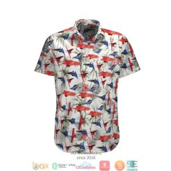 Rafale Solo Display Short Sleeve Hawaiian Shirt