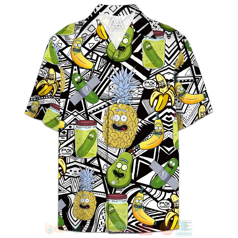 Rick And Morty Fruit Hawaiian Shirt Rick And Morty Fruit Hawaiian Shirt