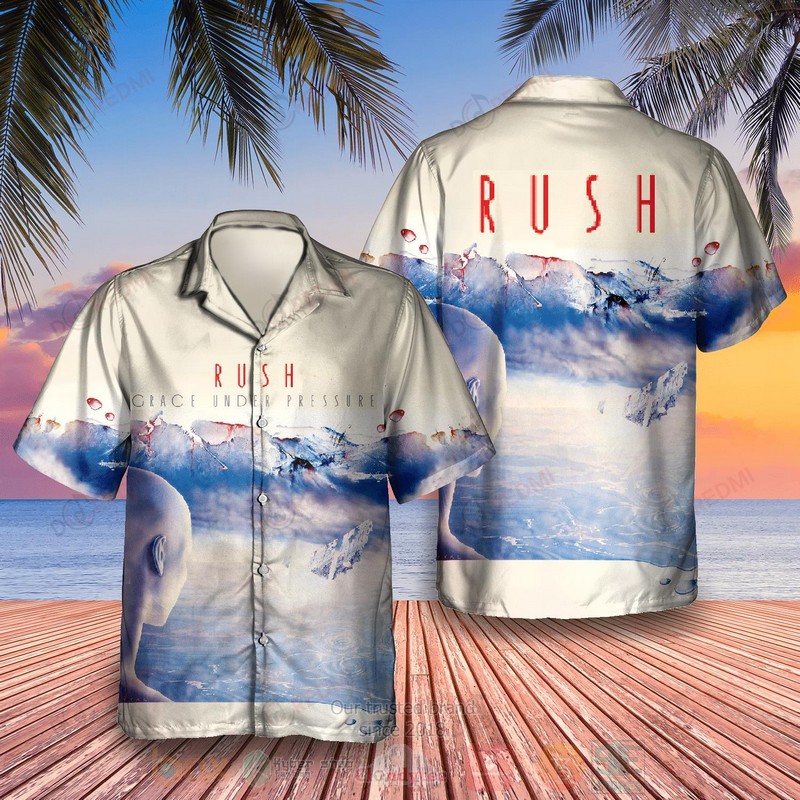 Rush Grace Under Pressure Album Hawaiian Shirt Rush Grace Under Pressure Album Hawaiian Shirt