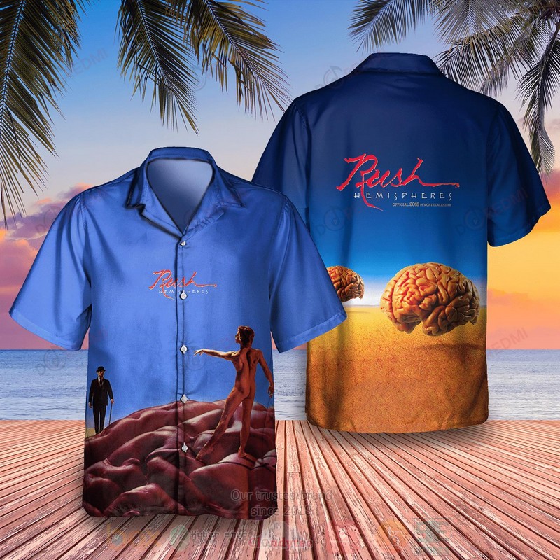 Rush Hemispheres Album Hawaiian Shirt Rush Hemispheres Album Hawaiian Shirt