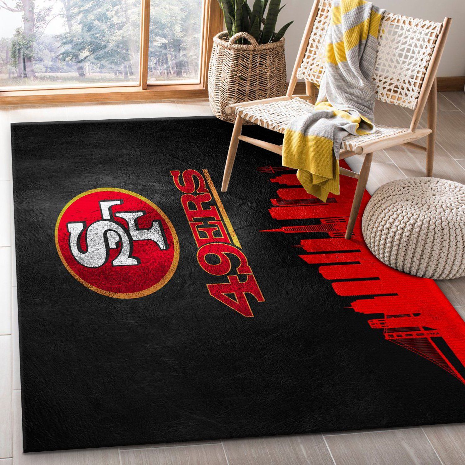 San Francisco 49ers NFL Area Rug Carpet San Francisco 49ers NFL Area Rug Carpet