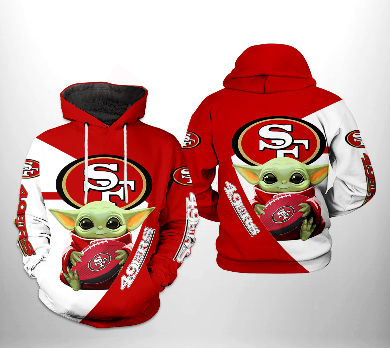San Francisco 49ers NFL Baby Yoda Team 3D Printed Hoodie/Zipper Hoodie - 3fe9d7b4dda9 San Francisco 49ers NFL Baby Yoda Team 3D Printed Hoodie/Zipper Hoodie - 3fe9d7b4dda9