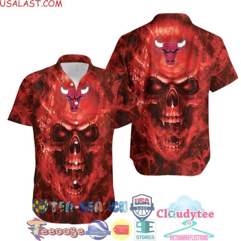 Skull-Chicago-Bulls-Nba-Hawaiian-Shirt-2