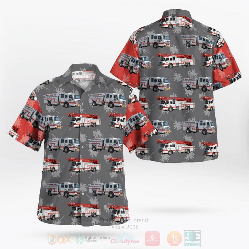 South Adams County Fire Department Commerce City Colorado Fleet Hawaiian Shirt South Adams County Fire Department Commerce City Colorado Fleet Hawaiian Shirt