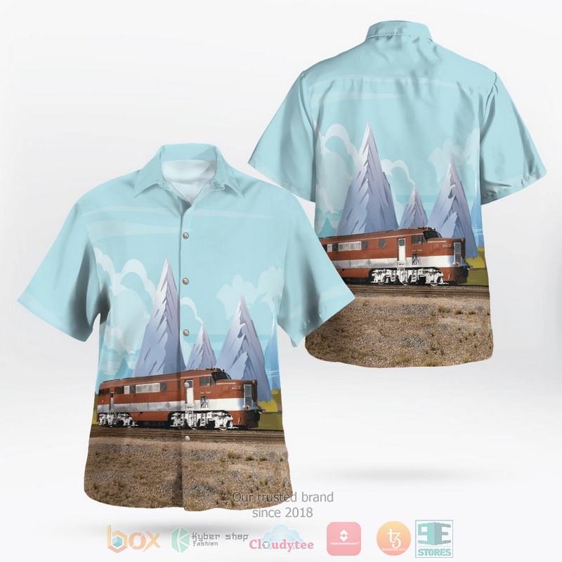 South Australian Railways 900 Class Diesel Electric Locomotive Hawaiian Shirt South Australian Railways 900 Class Diesel Electric Locomotive Hawaiian Shirt