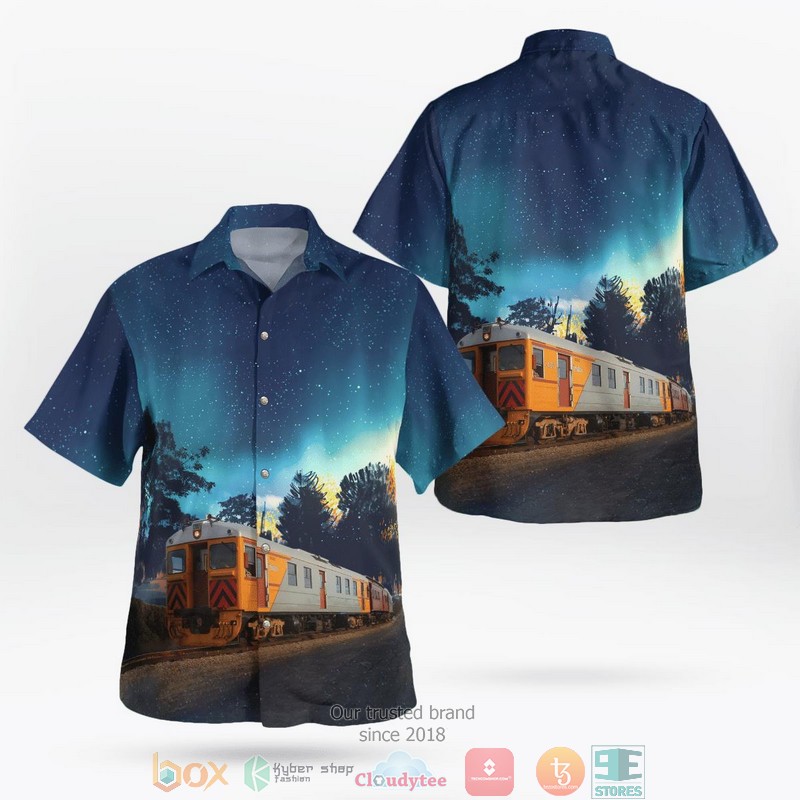 South Australian Railways Redhen Railcar 428 Hawaiian Shirt South Australian Railways Redhen Railcar 428 Hawaiian Shirt