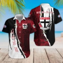 St Kilda Football Club Afl Hawaiian Shirt