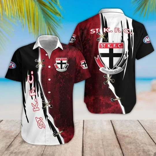 St Kilda Football Club Afl Hawaiian Shirt St Kilda Football Club Afl Hawaiian Shirt