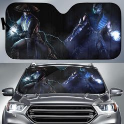 Sub-Zero Vs Raiden Mortal Kombat X Car Auto Sun Shade