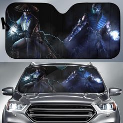 Sub Zero Vs Raiden Mortal Kombat X Car Auto Sun Shade
