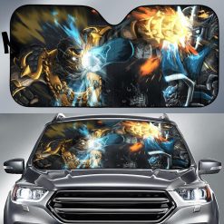 Sub-Zero Vs Scorpion Mortal Kombat X Car Auto Sun Shade