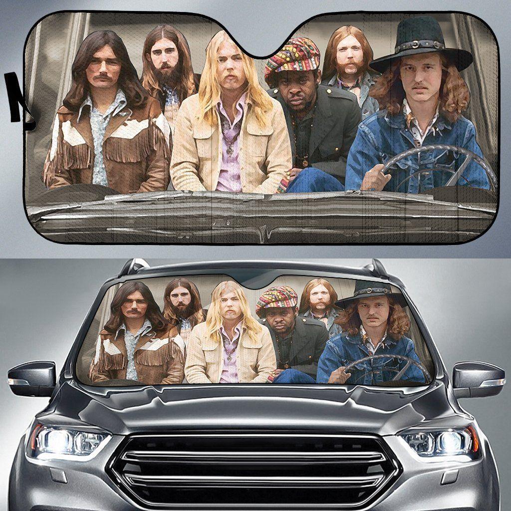 The Allman Brothers Band Car Auto Sun Shade The Allman Brothers Band Car Auto Sun Shade