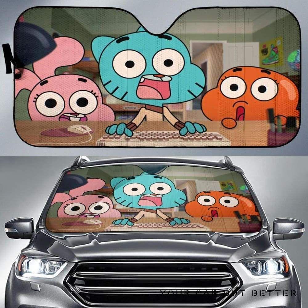 The Amazing World Of Gumball Funny Car Auto Sun Shade The Amazing World Of Gumball Funny Car Auto Sun Shade