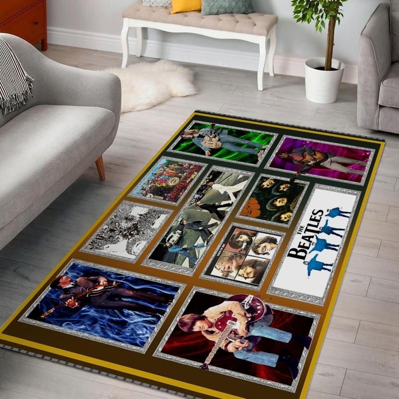 The Beatles V14 Living Rooms Music Band Area Rugs The Beatles V14 Living Rooms Music Band Area Rugs