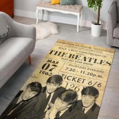 The Beatles Vintage Area Rugs Area Rug Rugs For Living Room Rug Home Decor