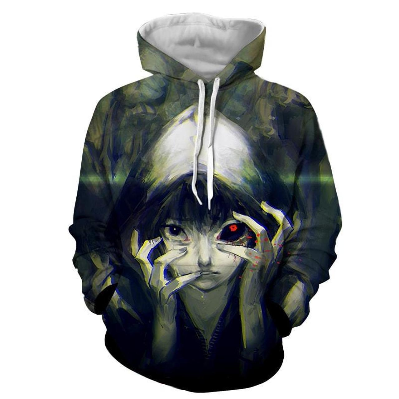Tokyo Ghoul 3D Printed Hoodie/Zipper Hoodie - 0a1e85221249 Tokyo Ghoul 3D Printed Hoodie/Zipper Hoodie - 0a1e85221249