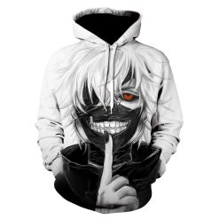Tokyo Ghoul 3D Printed Hoodie/Zipper Hoodie - 2467ae1e5762