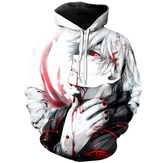 Tokyo Ghoul 3D Printed Hoodie/Zipper Hoodie - 2816e2a19887 Tokyo Ghoul 3D Printed Hoodie/Zipper Hoodie - 2816e2a19887