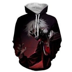 Tokyo Ghoul 3D Printed Hoodie/Zipper Hoodie - 289e36db371d