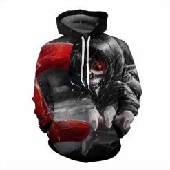 Tokyo Ghoul 3D Printed Hoodie/Zipper Hoodie - 3c29c4353470