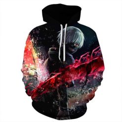 Tokyo Ghoul 3D Printed Hoodie/Zipper Hoodie - 51e3ef4f97e4