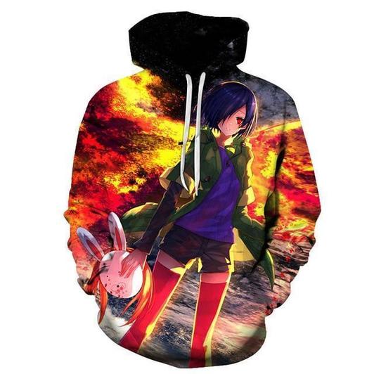 Tokyo Ghoul 3D Printed Hoodie/Zipper Hoodie - 706a785222f2 Tokyo Ghoul 3D Printed Hoodie/Zipper Hoodie - 706a785222f2