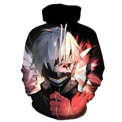 Tokyo Ghoul 3D Printed Hoodie/Zipper Hoodie - 9715b5743a9c