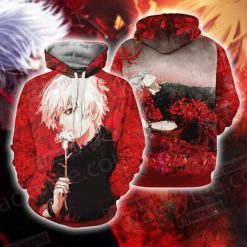 Tokyo Ghoul 3D Printed Hoodie/Zipper Hoodie - b67e86001202