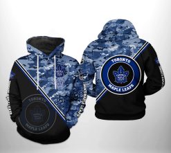 Toronto Maple Leafs NHL Camo Team 3D Printed Hoodie/Zipper Hoodie - 54db462f8e3c