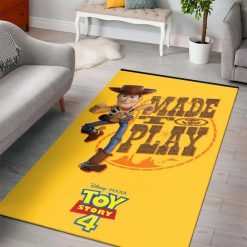 Toy story woody disney movies area rugs living room carpet