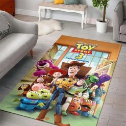 Toy story woody disney movies area rugs living room rugs carpet