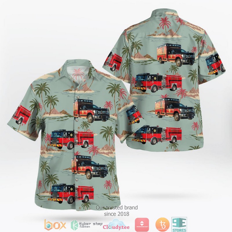 Treasure Island Pinellas County Florida Treasure Island Fire Department 3D Hawaii Shirt Treasure Island Pinellas County Florida Treasure Island Fire Department 3D Hawaii Shirt