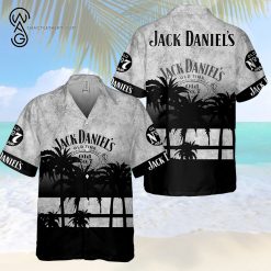 Tropical Jack Daniels All Over Print Hawaiian Shirt