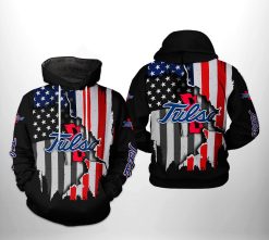 Tulsa Golden Hurricane NCAA US Flag 3D Printed Hoodie/Zipper Hoodie - c9915f943886